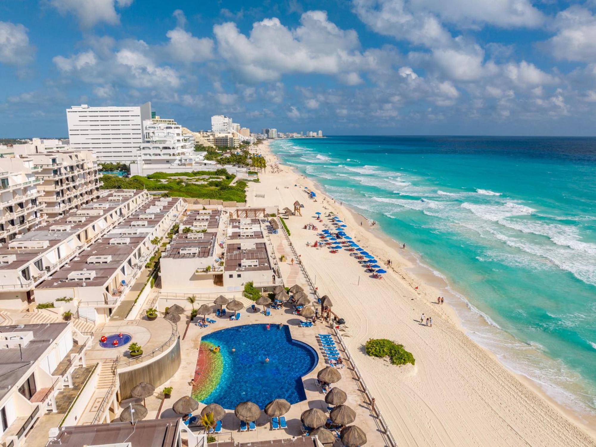 Amazing Caribbean Ocean View At Villas Marlin In 칸쿤 외부 사진