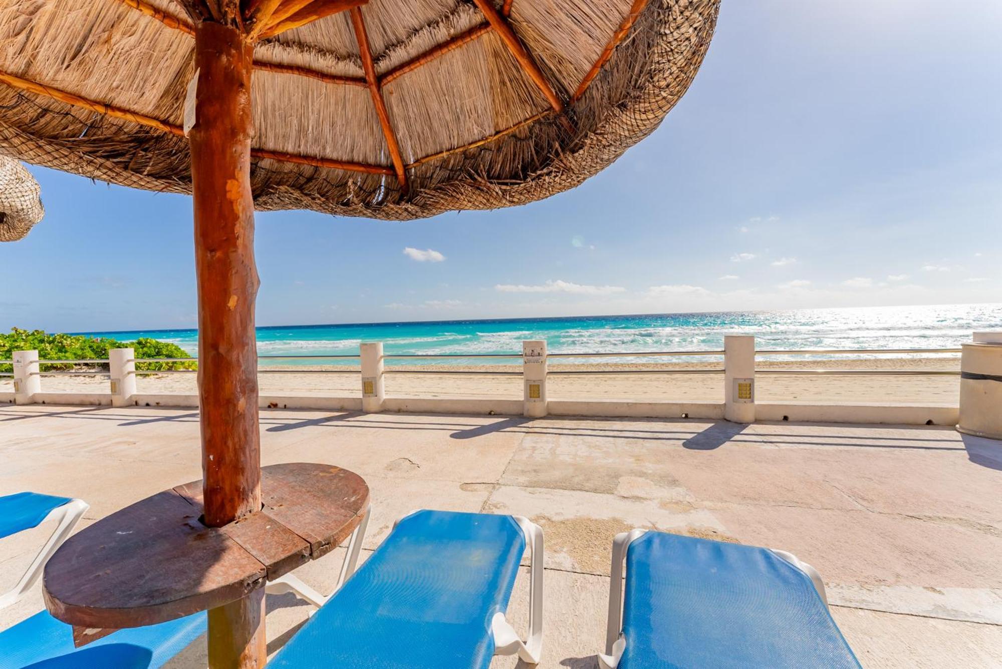 Amazing Caribbean Ocean View At Villas Marlin In 칸쿤 외부 사진
