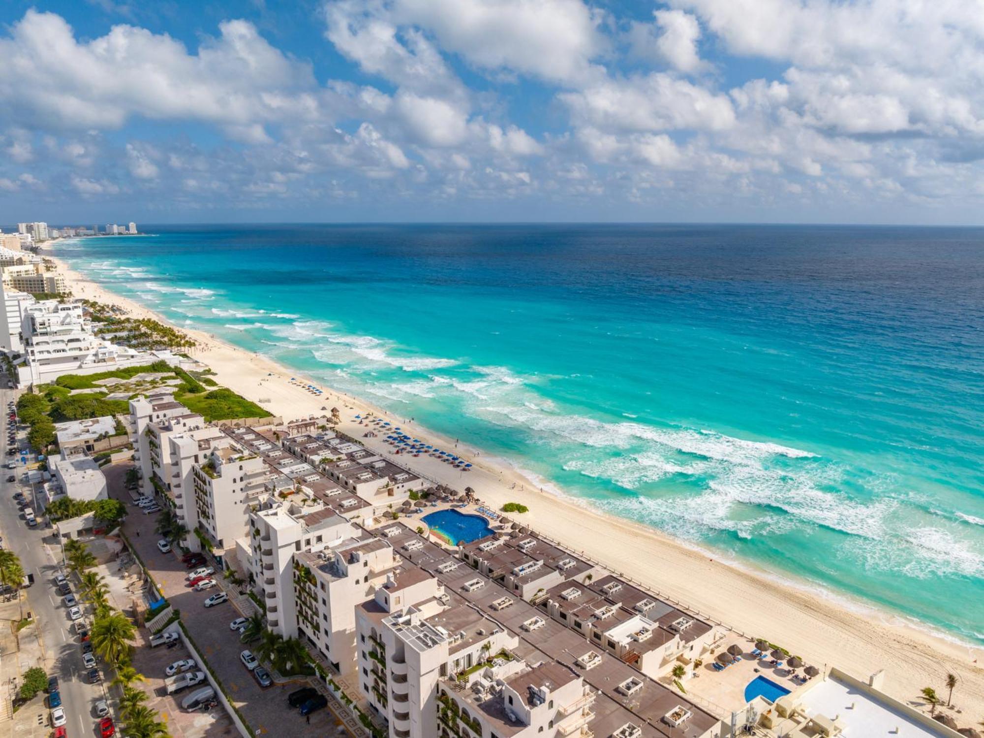 Amazing Caribbean Ocean View At Villas Marlin In 칸쿤 외부 사진