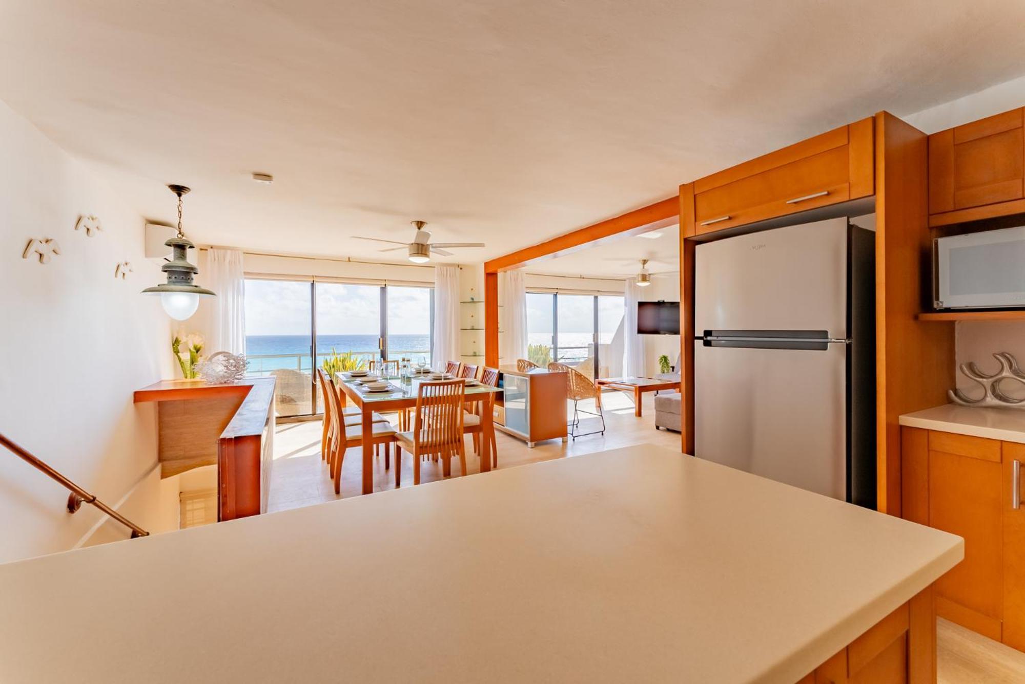 Amazing Caribbean Ocean View At Villas Marlin In 칸쿤 외부 사진