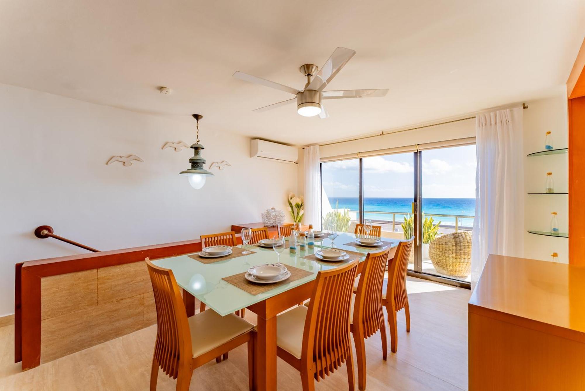 Amazing Caribbean Ocean View At Villas Marlin In 칸쿤 외부 사진