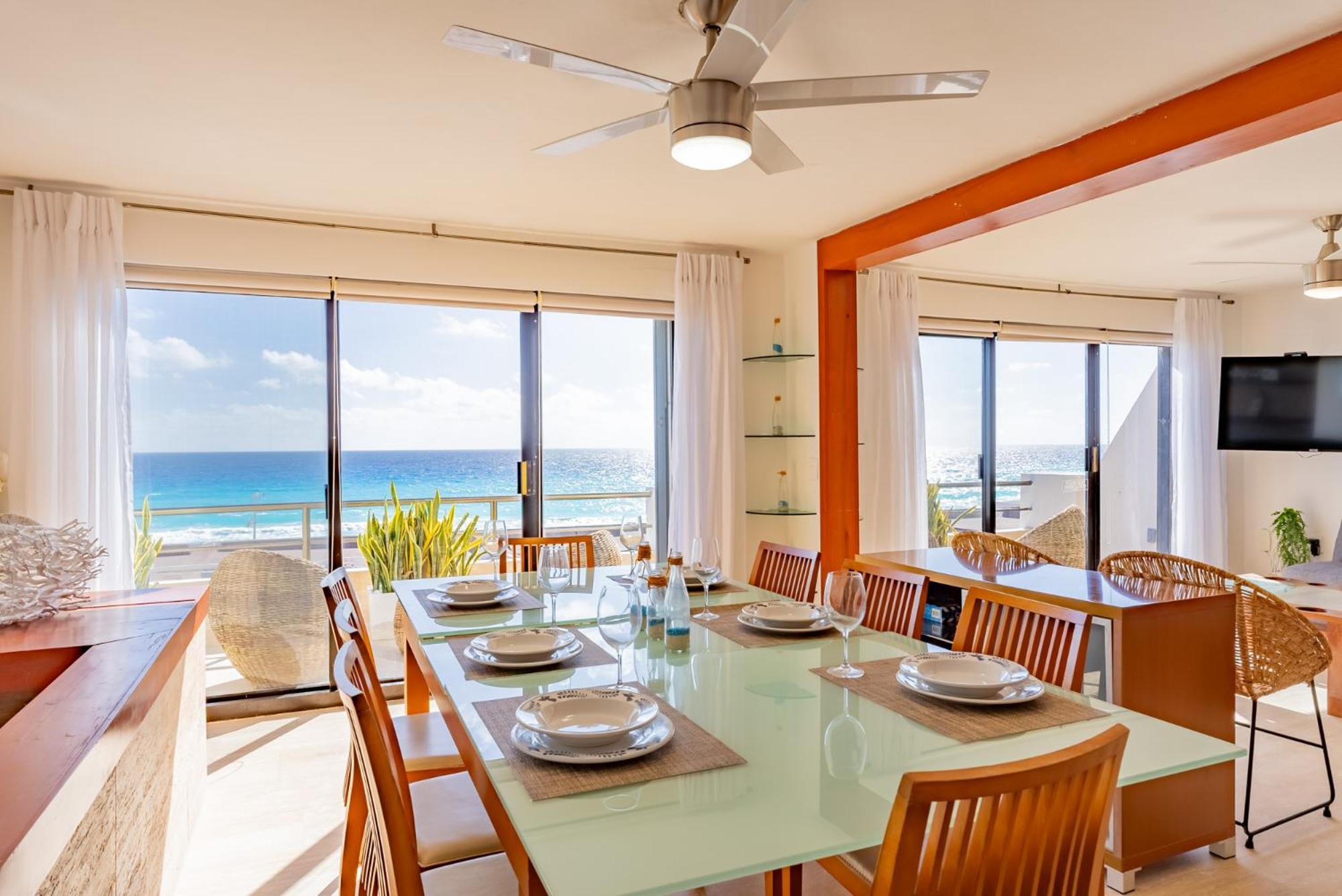 Amazing Caribbean Ocean View At Villas Marlin In 칸쿤 외부 사진